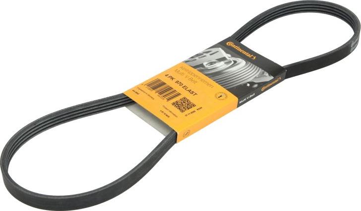 CONTINENTAL 4PK970 ELAST - Поліклиновий ремінь autozip.com.ua