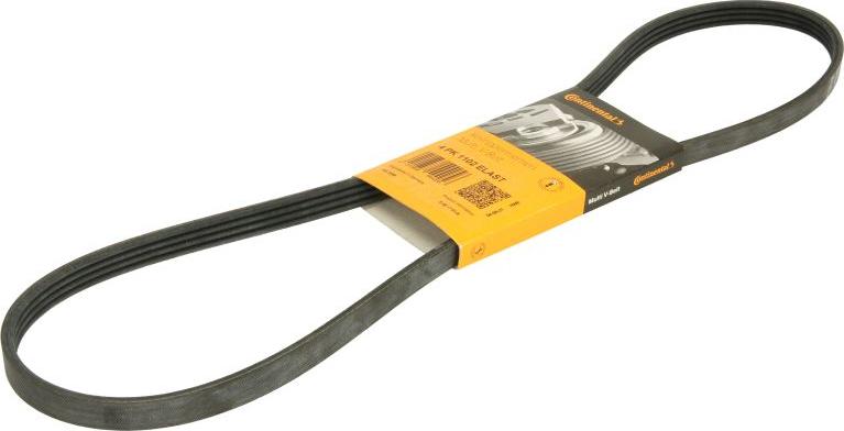 CONTINENTAL 4PK1102 ELAST - Поліклиновий ремінь autozip.com.ua