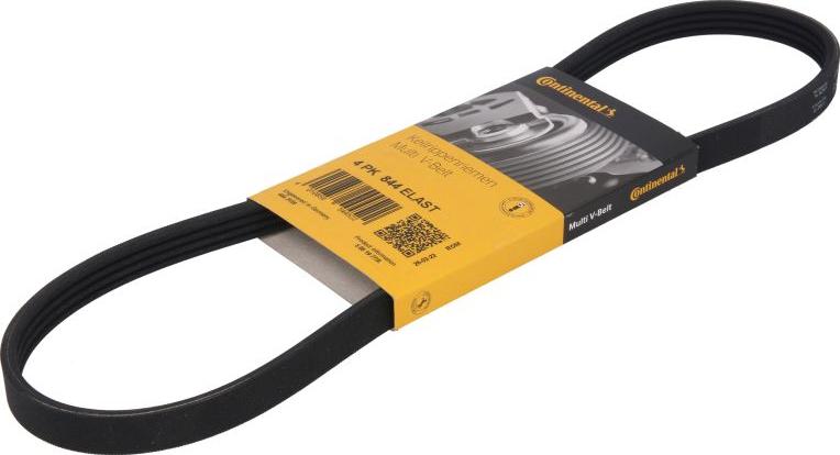 CONTINENTAL 4 PK 844 ELAST - Поліклиновий ремінь autozip.com.ua