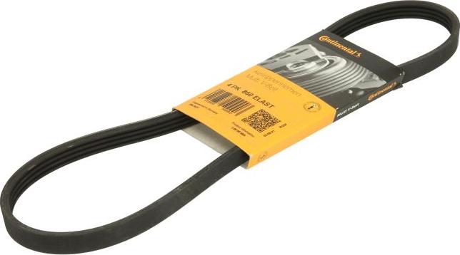 CONTINENTAL 4 PK 860 ELAST - Поліклиновий ремінь autozip.com.ua