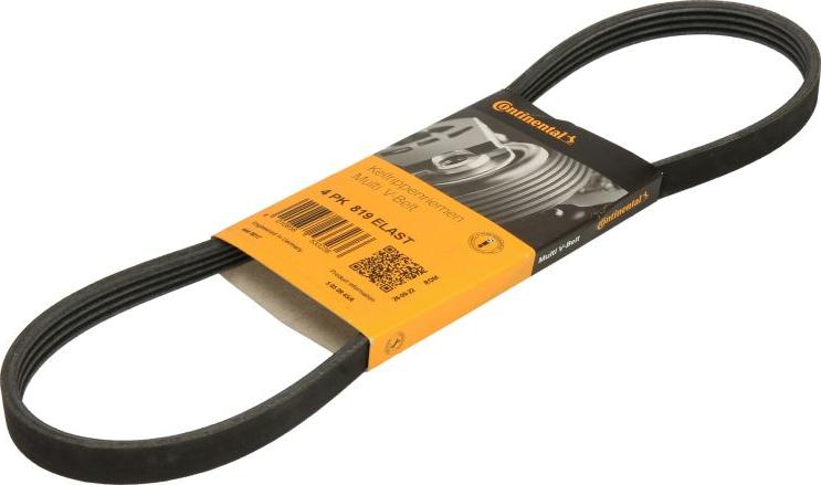 CONTINENTAL 4 PK 819 ELAST - Поліклиновий ремінь autozip.com.ua