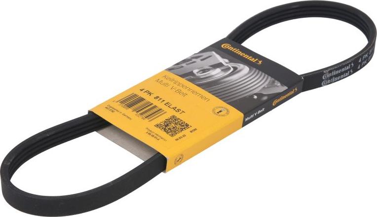 CONTINENTAL 4 PK 811 ELAST - Поліклиновий ремінь autozip.com.ua