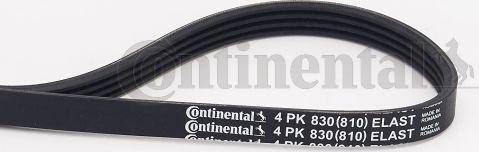 Contitech 4 PK 830 ELAST - Поліклиновий ремінь autozip.com.ua