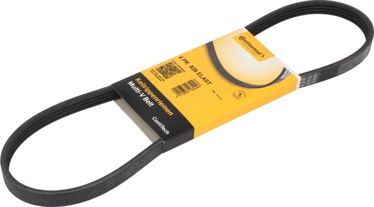CONTINENTAL 4 PK 826 ELAST - Поліклиновий ремінь autozip.com.ua