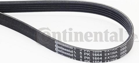 CONTINENTAL 5PK1664 EXTRA - Поліклиновий ремінь autozip.com.ua
