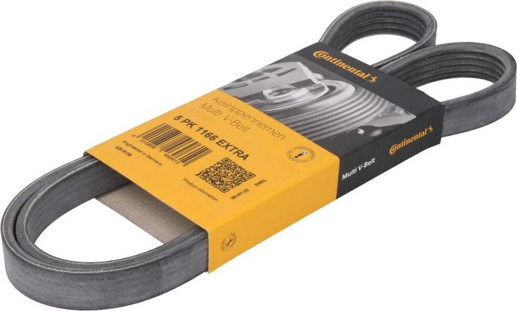 CONTINENTAL 5PK1166 EXTRA - Поліклиновий ремінь autozip.com.ua
