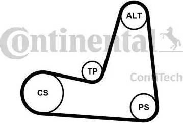 Continental 5PK1135K1 - Поликлиновий ремінний комплект autozip.com.ua