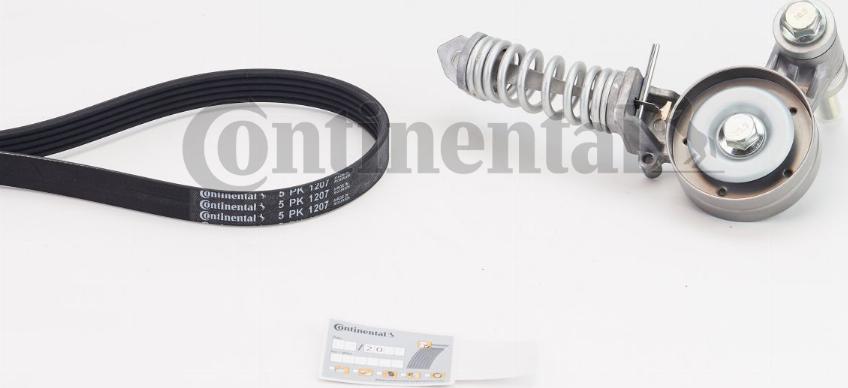 Contitech 5PK1207K1 - Поликлиновий ремінний комплект autozip.com.ua