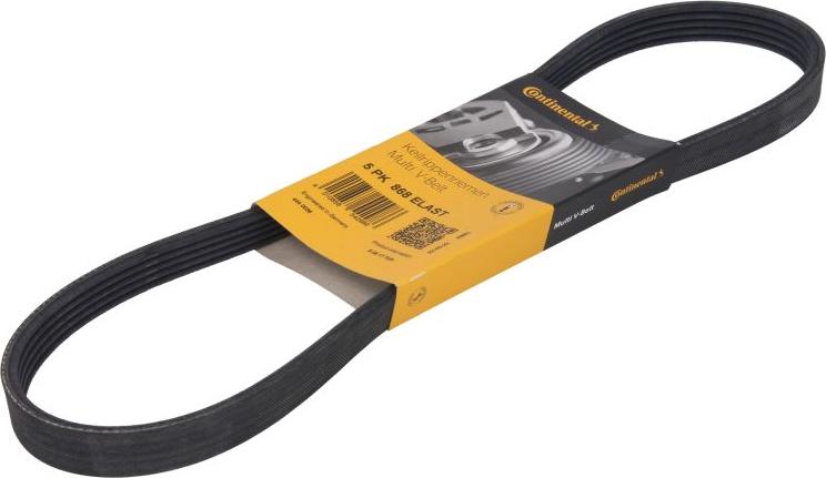 CONTINENTAL 5 PK 868 ELAST - Поліклиновий ремінь autozip.com.ua