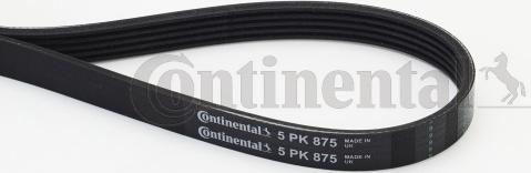 Contitech 5PK875 - Поліклиновий ремінь autozip.com.ua