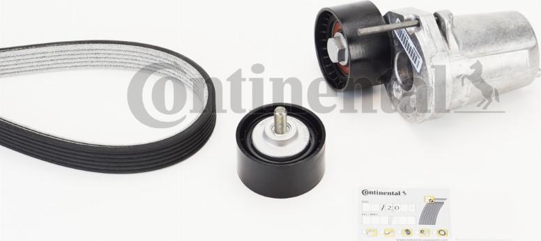 CONTINENTAL 6DPK1817K2 - Поликлиновий ремінний комплект autozip.com.ua
