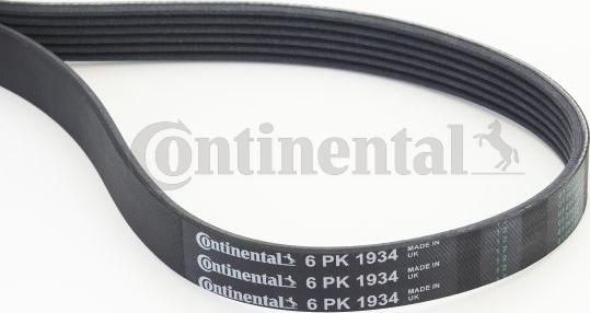 CONTINENTAL 6 PK 1934 - Поліклиновий ремінь autozip.com.ua