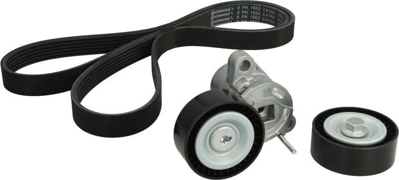 CONTINENTAL 6 PK 1502 EXTRA K1 - Поликлиновий ремінний комплект autozip.com.ua