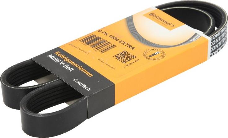 CONTINENTAL 6PK1004 EXTRA - Поліклиновий ремінь autozip.com.ua