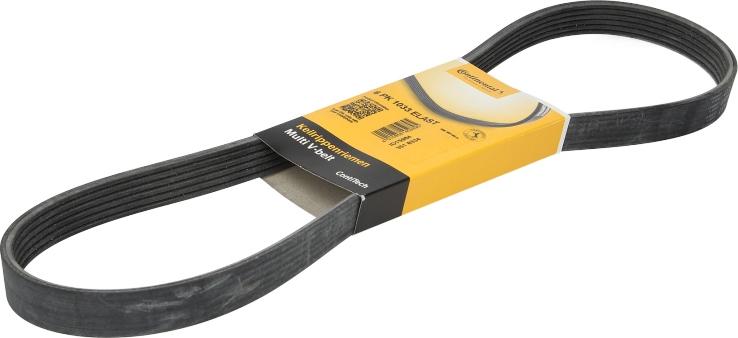 CONTINENTAL 6 PK 1033 ELAST - Поліклиновий ремінь autozip.com.ua