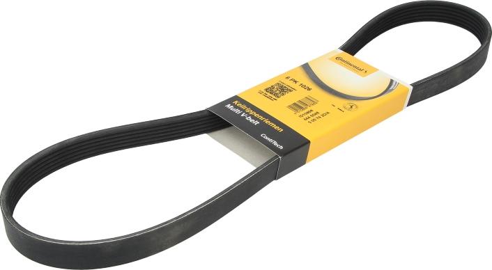 CONTINENTAL 6PK1026 - Поліклиновий ремінь autozip.com.ua