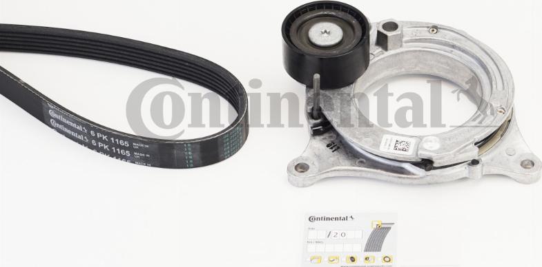 Contitech 6 PK 1165 K1 - Поликлиновий ремінний комплект autozip.com.ua