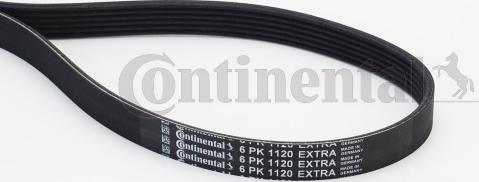 CONTINENTAL 6PK1120 EXTRA - Поліклиновий ремінь autozip.com.ua
