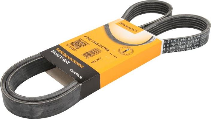 CONTINENTAL 6 PK 1345 EXTRA - Поліклиновий ремінь autozip.com.ua