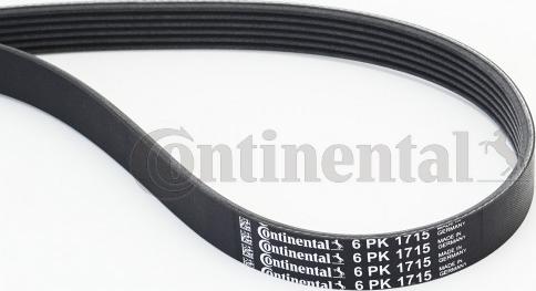 Contitech 6PK1715 - Поліклиновий ремінь autozip.com.ua