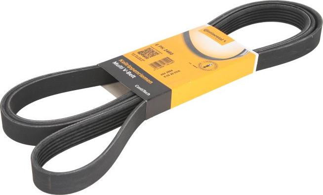 CONTINENTAL 6PK2460 - Поліклиновий ремінь autozip.com.ua