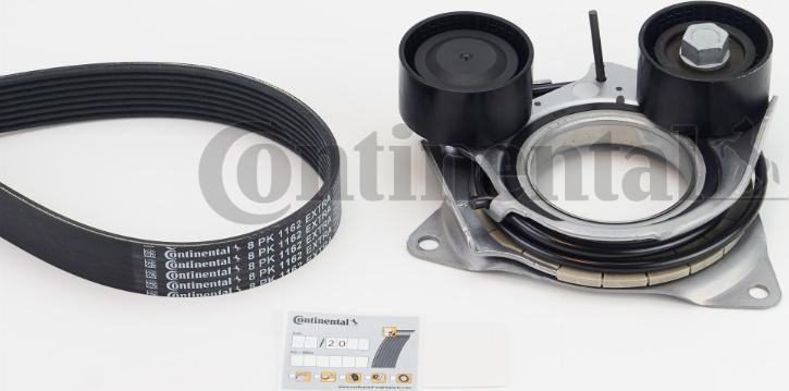 Contitech 8PK1162 EXTRA K1 - Поликлиновий ремінний комплект autozip.com.ua