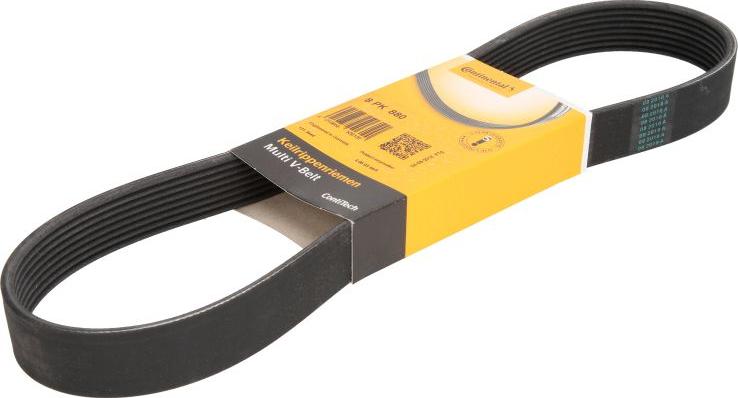 CONTINENTAL 8PK880 - Поліклиновий ремінь autozip.com.ua