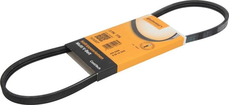 CONTINENTAL 3PK775 - Поліклиновий ремінь autozip.com.ua
