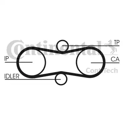 Continental CT914 - Ремінь ГРМ autozip.com.ua