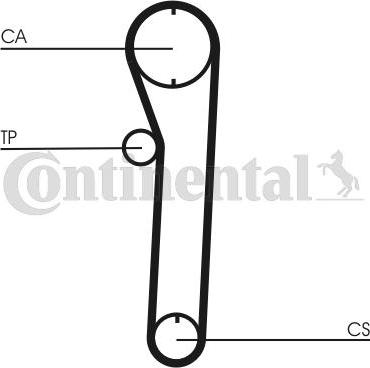 CONTINENTAL CT669K1 - Комплект ременя ГРМ autozip.com.ua