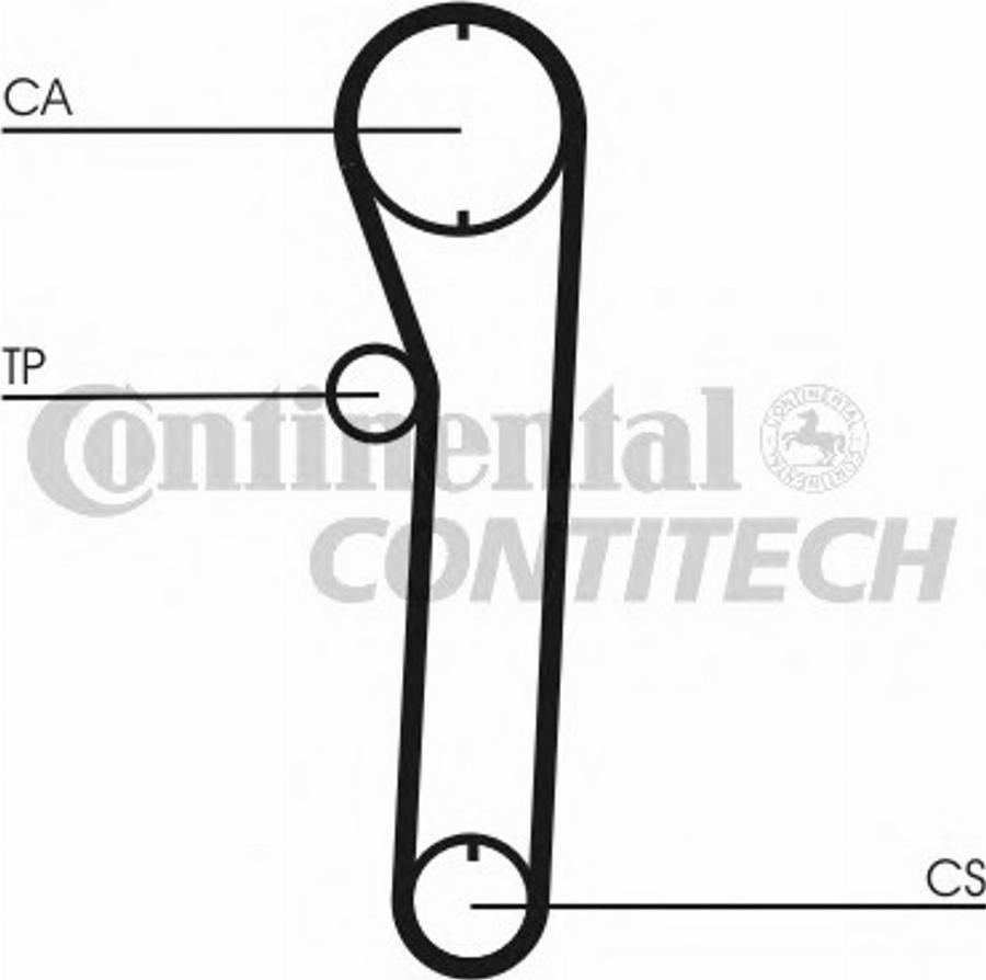 CONTINENTAL CT680K1 - Комплект ременя ГРМ autozip.com.ua