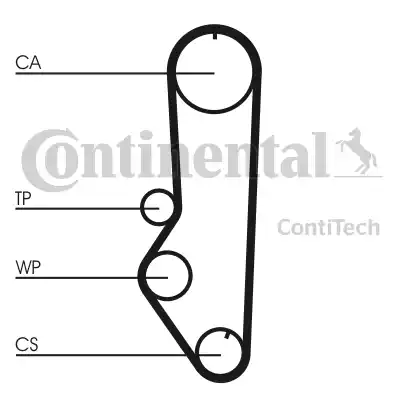 Continental CT688 - Ремінь ГРМ autozip.com.ua