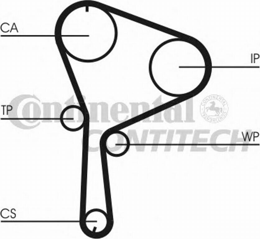 Contitech CT1064WP1 - --- autozip.com.ua