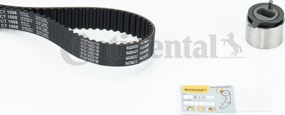 Contitech CT1008K2 - Комплект ременя ГРМ autozip.com.ua