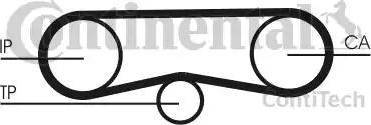 CONTINENTAL CT 1018 K1 - Комплект ременя ГРМ autozip.com.ua