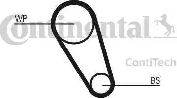 CONTINENTAL CT 1195 - Ремінь ГРМ autozip.com.ua