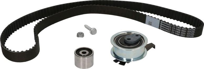 CONTINENTAL CT 1168 K2 - Комплект ременя ГРМ autozip.com.ua