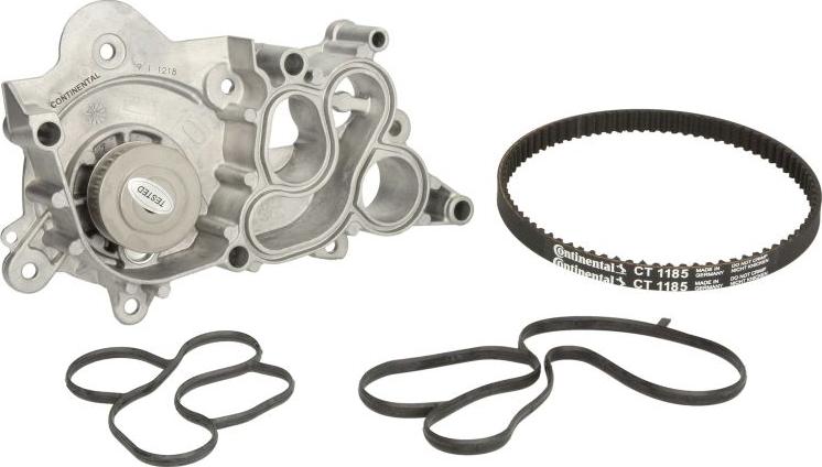 CONTINENTAL CT1185WP2 - Водяний насос + комплект зубчатого ременя autozip.com.ua