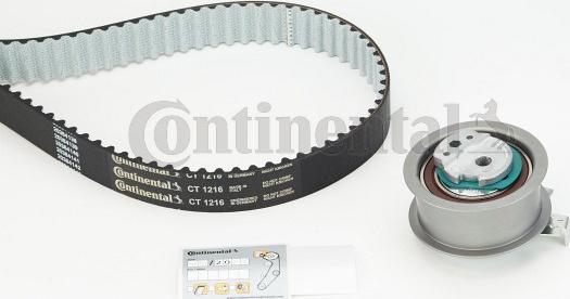 Contitech CT 1216 K1 - Комплект ременя ГРМ autozip.com.ua