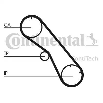 Continental CT860 - Ремінь ГРМ autozip.com.ua