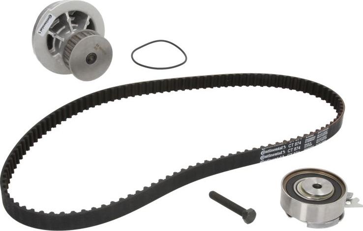CONTINENTAL CT874WP2 - Водяний насос + комплект зубчатого ременя autozip.com.ua