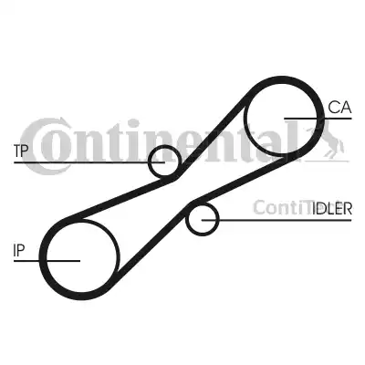 Continental CT791 - Ремінь ГРМ autozip.com.ua