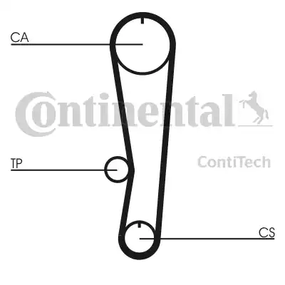 Continental CT757K1 - Комплект ременя ГРМ autozip.com.ua