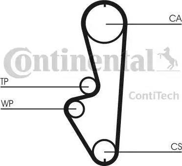 CONTINENTAL CT765K1 - Комплект ременя ГРМ autozip.com.ua