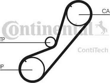 CONTINENTAL CT771 - Ремінь ГРМ autozip.com.ua