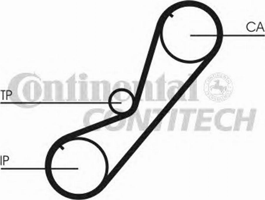CONTINENTAL CT771 - Ремінь ГРМ autozip.com.ua