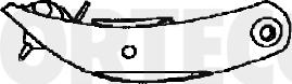 Corteco 49400643 - Важіль незалежної підвіски колеса autozip.com.ua
