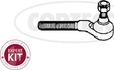 Corteco 49400193 - Наконечник рульової тяги, кульовий шарнір autozip.com.ua