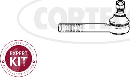 Corteco 49400349 - Наконечник рульової тяги, кульовий шарнір autozip.com.ua