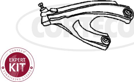 Corteco 49400263 - Важіль незалежної підвіски колеса autozip.com.ua